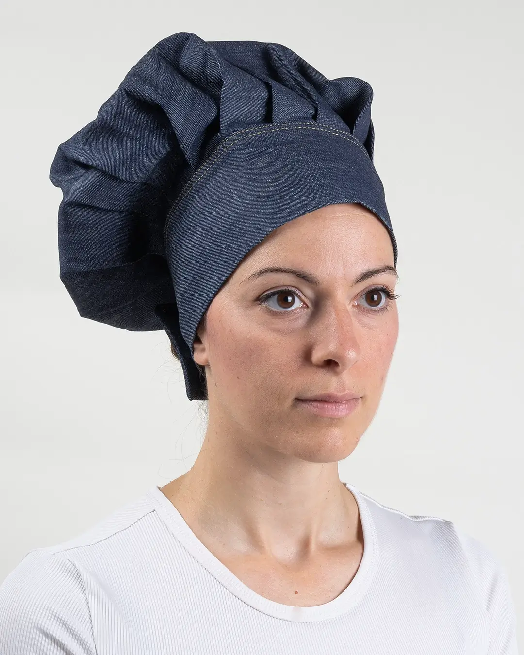 Cappello da chef in cotone bianco classico