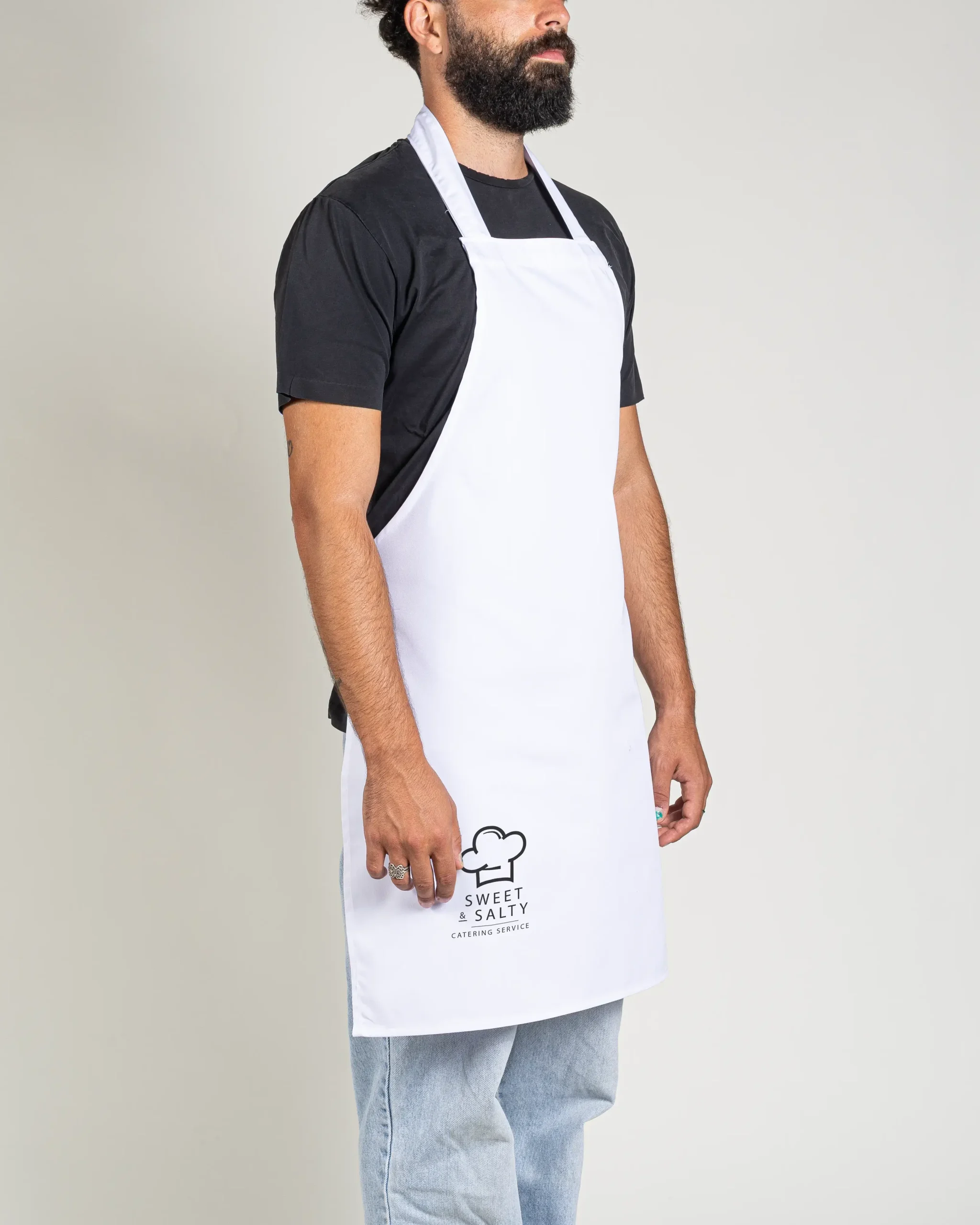 Grembiule da catering personalizzabile con logo