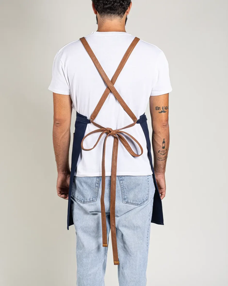 Grembiule in denim per bartender professionale