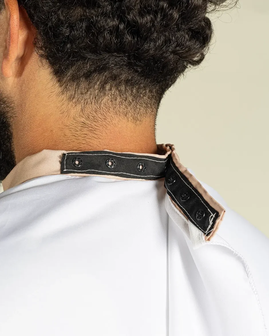Mantella da taglio capelli con chiusura regolabile
