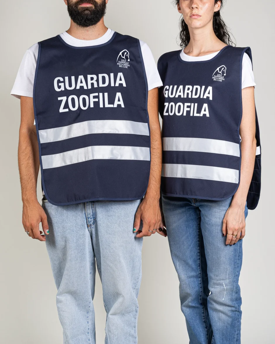 Pettorina da lavoro con bande riflettenti frontali e posteriori