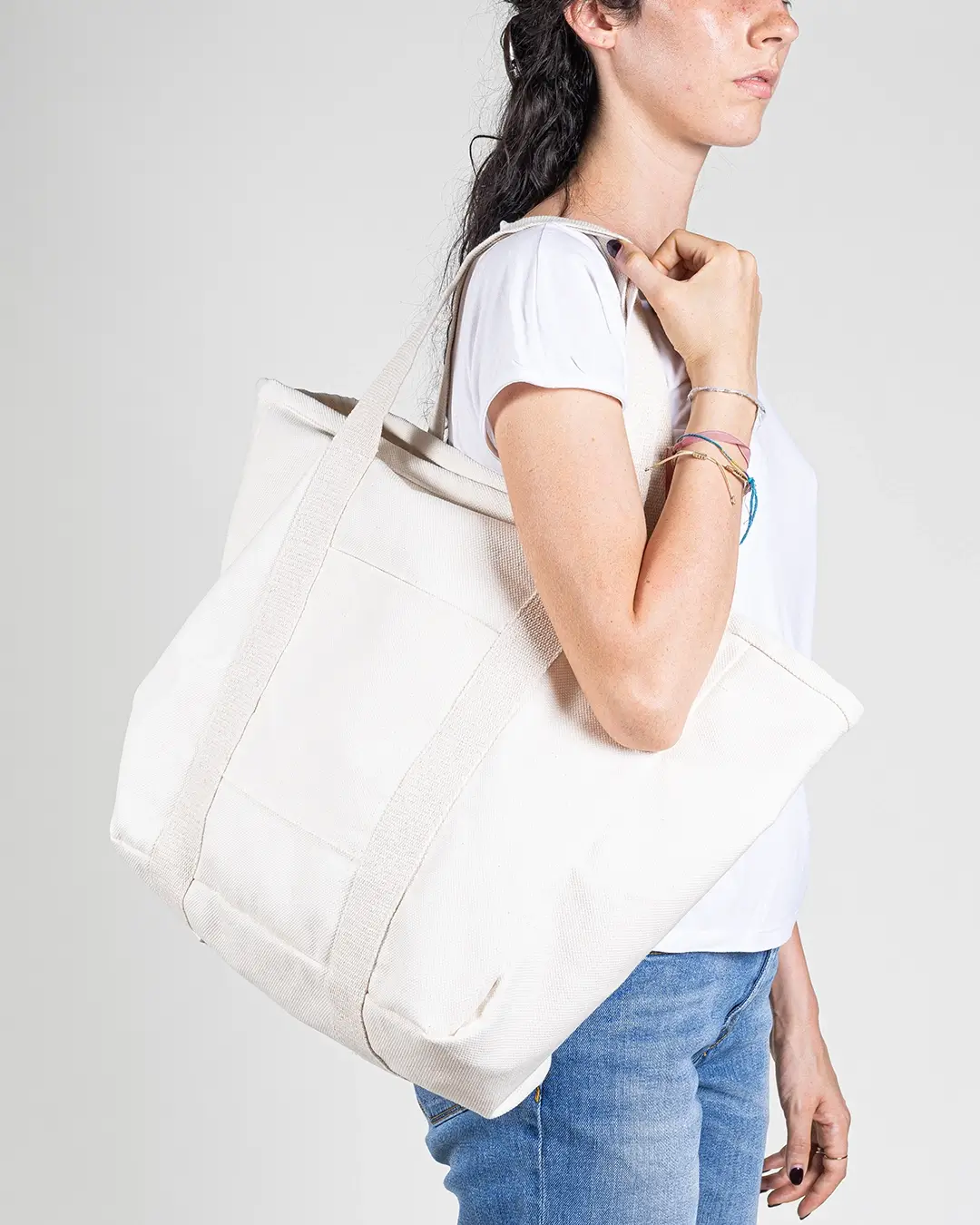 Borsa mare premium personalizzata con logo aziendale