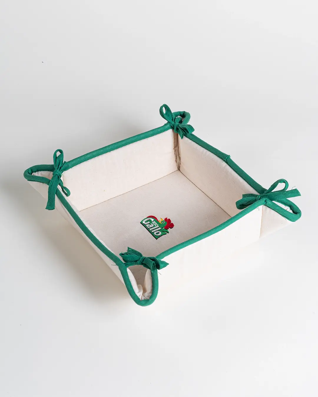 Cestino portapane in tessuto personalizzato con logo