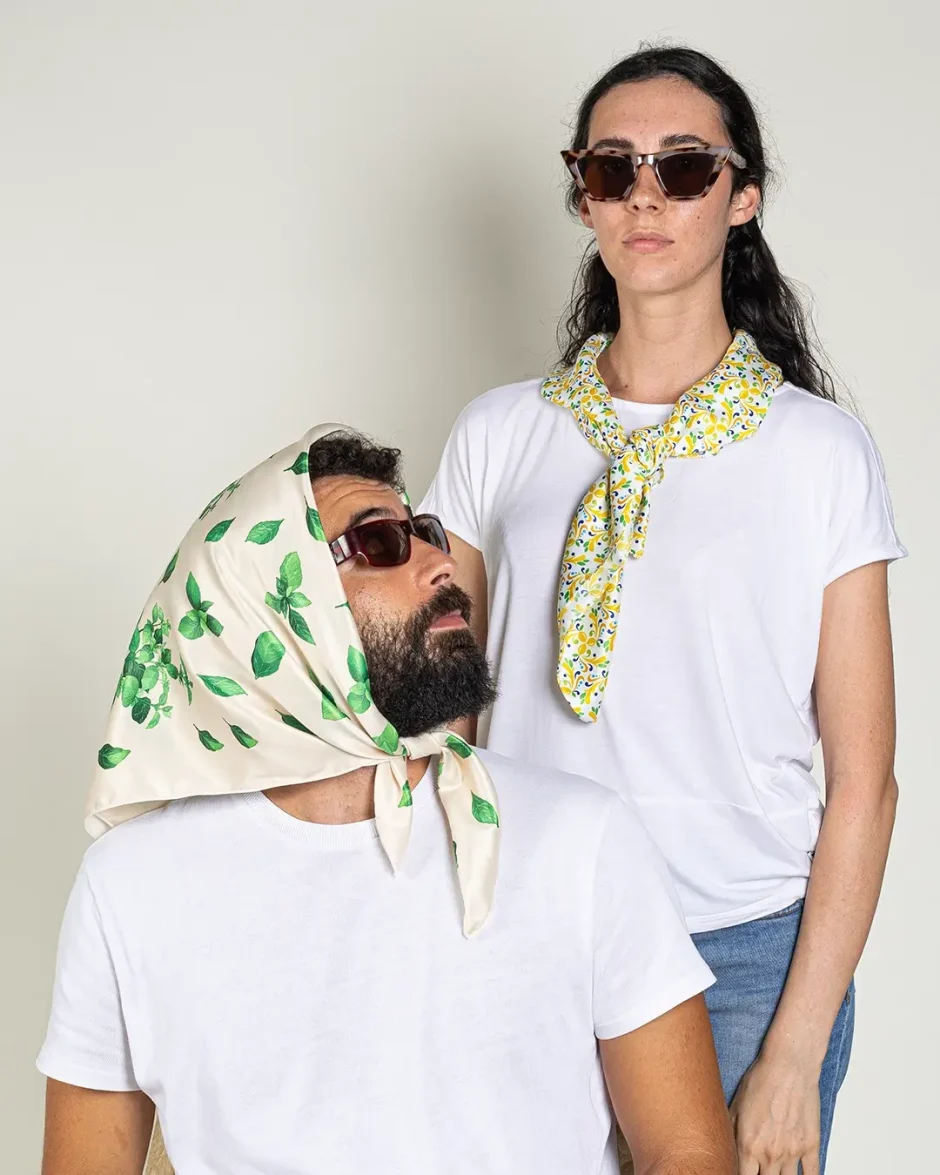 Foulard in tessuto personalizzabile per merchandising