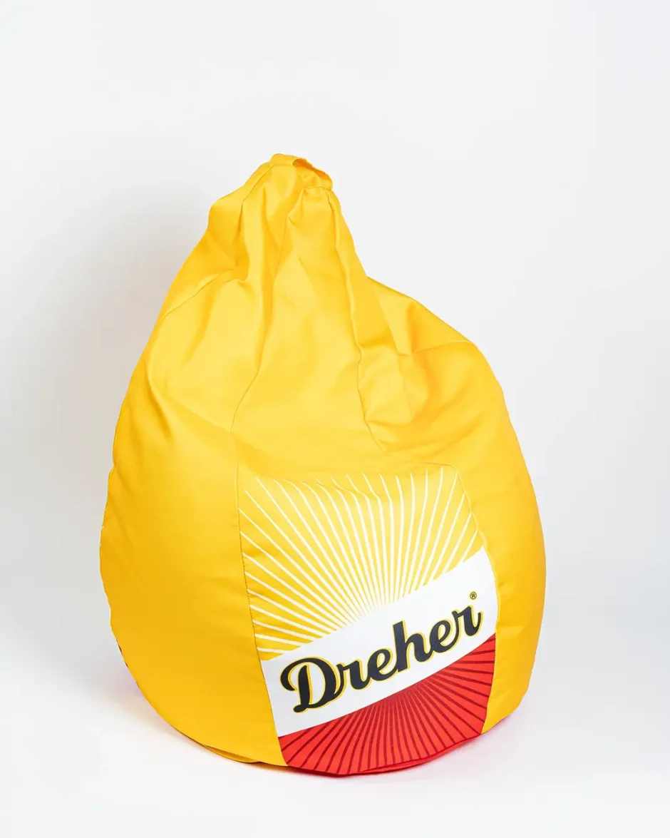 Pouf personalizzabile in tessuto resistente