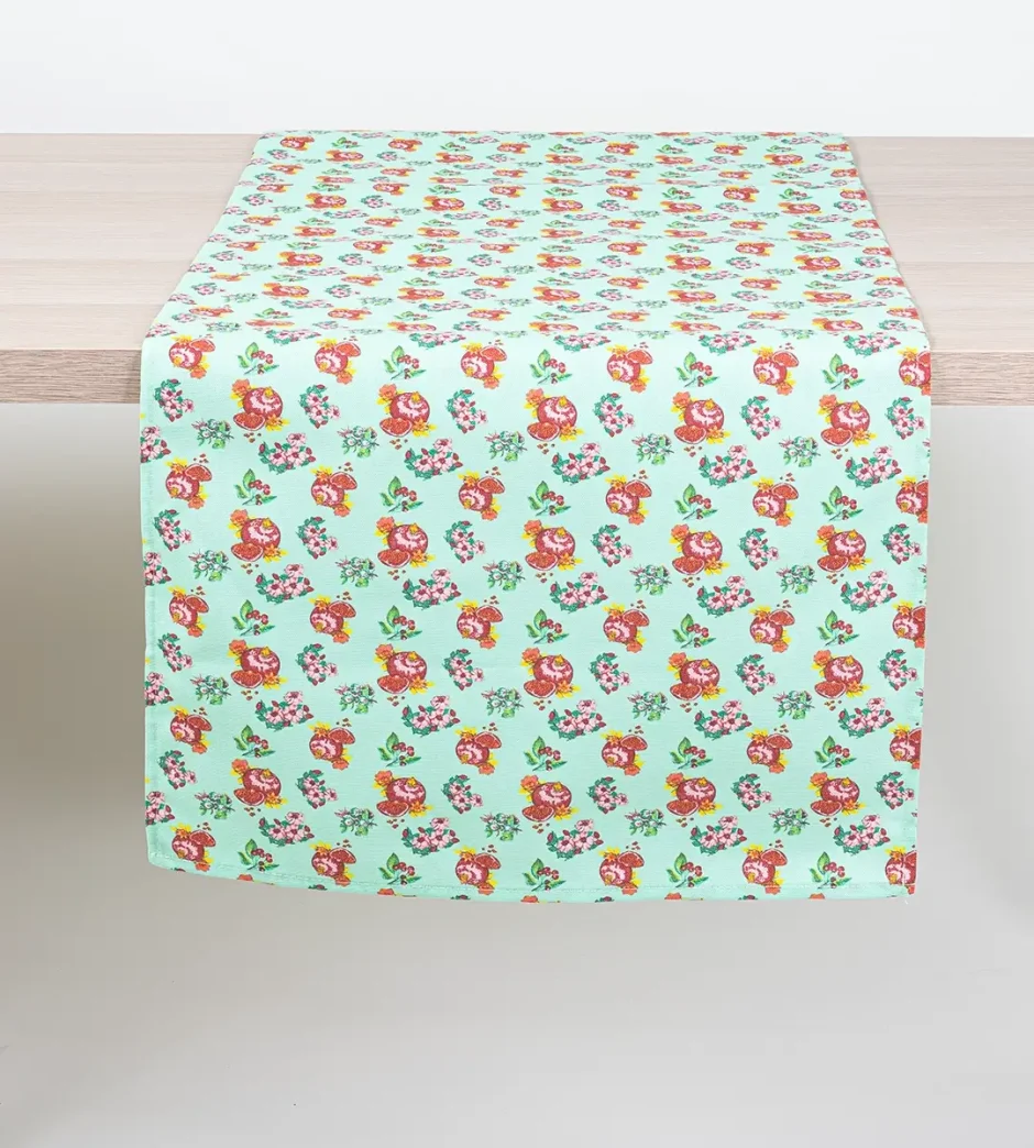 Runner da tavola in cotone con stampa personalizzata