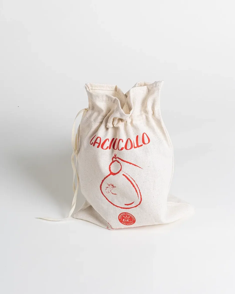 Sacchetto in cotone naturale con logo per formaggi