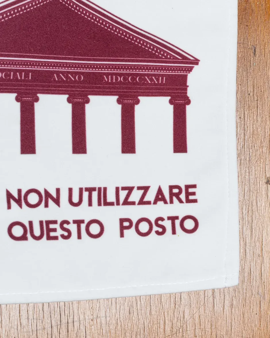 Segnaposto elegante in velluto per eventi di classe