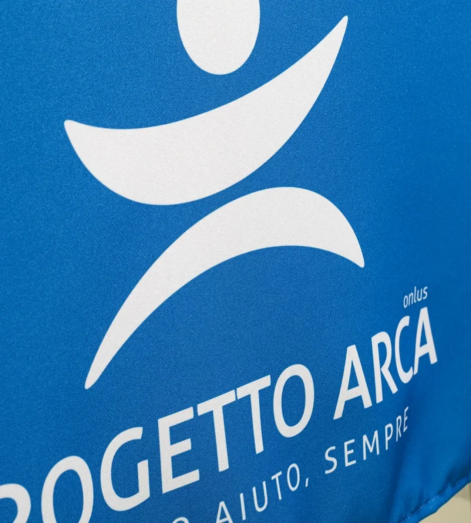Tovaglia con logo per eventi promozionali